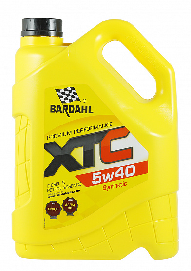 Bardahl XTC 5W-40 A3/B4 CF/SN 5л Синтетическое моторное масло 36163  