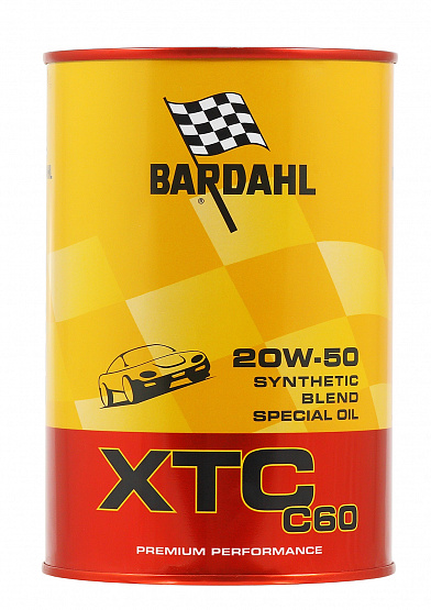 Bardahl XTC C60 20W-50 A3/B4 CF/SN 1л Синтетическое моторное масло 313040 