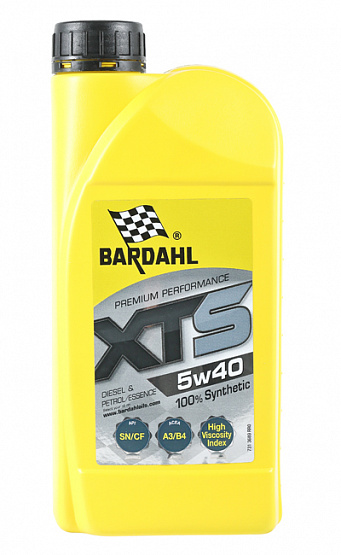 Bardahl XTS 5W-40 A3/B4 CF/SN 1л Синтетическое моторное масло  36891 