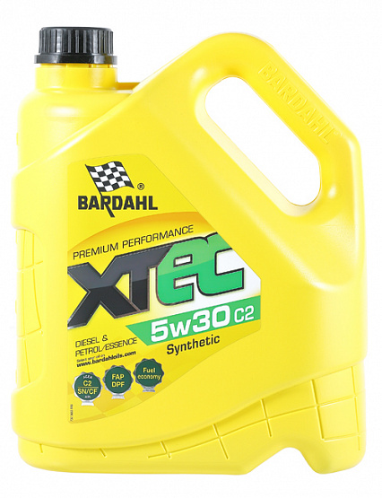 Bardahl XTEC 5w-30 C2 CF/SN 4л Синтетическое моторное масло 36532