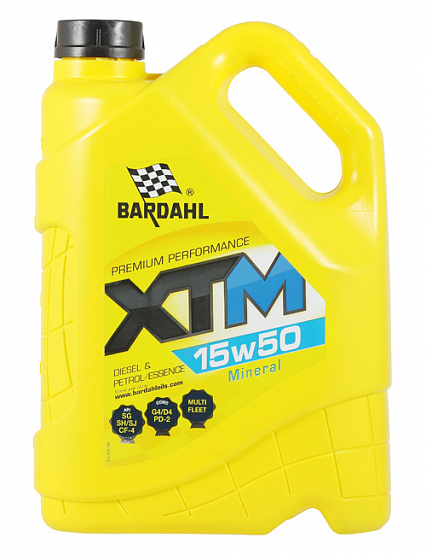 Bardahl XTM 15W-50 CF-4/SG 5л Минеральное моторное масло 36353