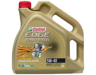 CASTROL EDGE TURBO DIESEL 5W-40 C3 SN/CF 4л Синтетическое моторное масло 1535BA