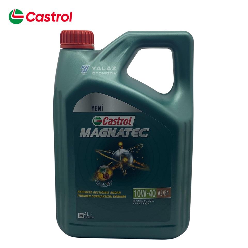 CASTROL Масло моторное CASTROL Magnatec 10W-40 полусинтетическое 4 л SN A3, B3, B4 15F128 EAN-13:4008177155260
