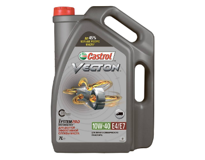 CASTROL VECTON 10W-40 E4/E7 Cl-4 7л Полусинтетическое моторное масло 15BA42