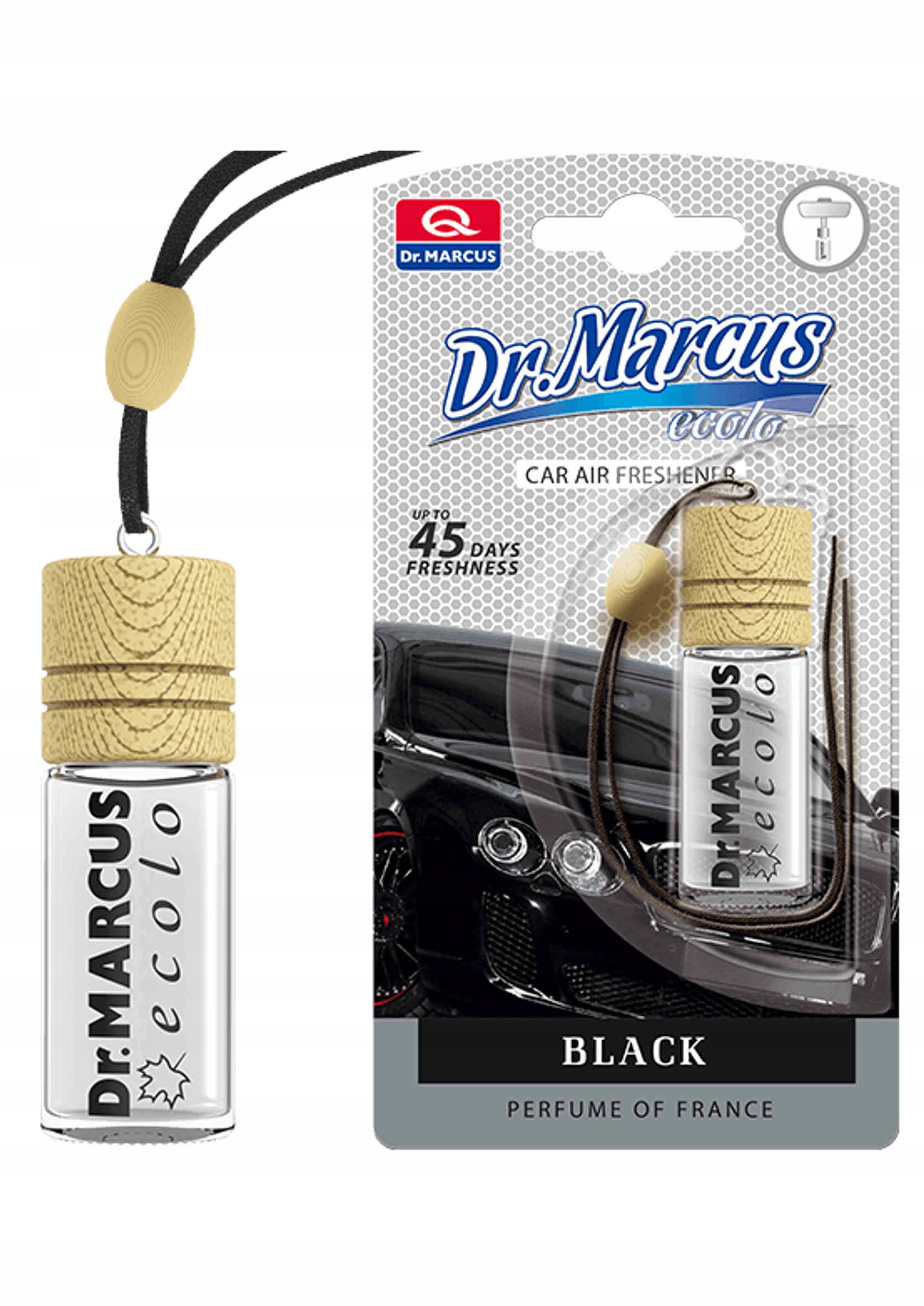 Dr. Marcus Ecolo Ароматизатор Black стеклянный флакон с деревянной крышкой 4,5 мл 227 EAN: 5900950764241