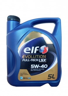 ELF EVOLUTION FULL-TECH LSX 5W-40 C3 SN/CF 5л Синтетическое моторное масло 194892  