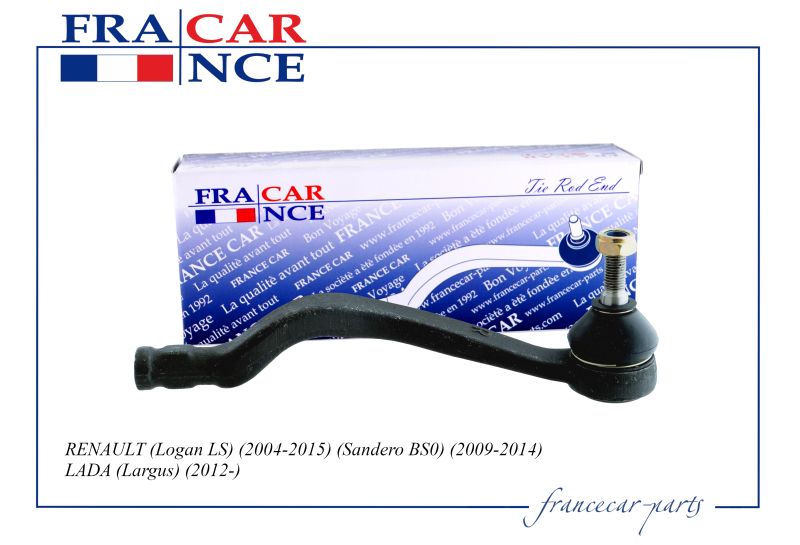 Francecar наконечник рулевой тяги правый Logan Largus Sandero X-Ray Almera FCR210289 OE: 6001550443 EAN: 3500635533548