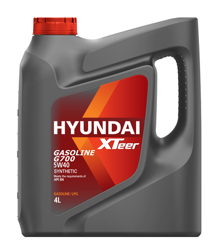 HYUNDAI XTeer Gasoline G700 5W-40 SP SN-Plus 4л Синтетическое моторное масло 1041136