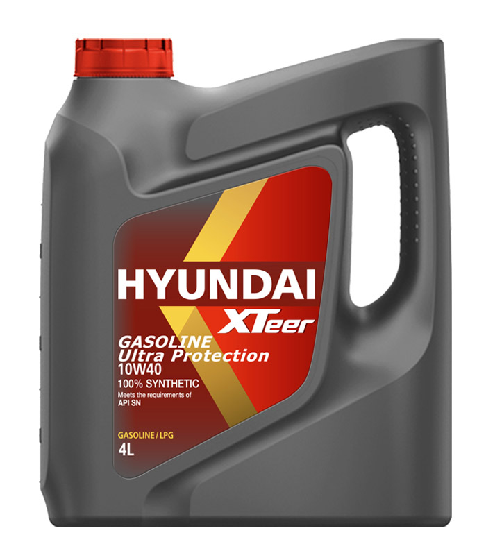 HYUNDAI XTeer Gasoline Ultra Protection 10W-40 SN/SN-Plus/SP 4л Синтетическое моторное масло 1041019