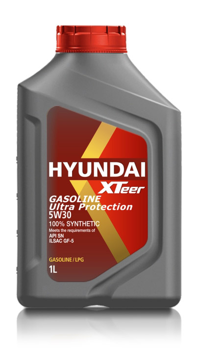 HYUNDAI XTeer Gasoline Ultra Protection 5W-30 SN/SN-Plus/SN-RC/SP/SP-RC GF-5/GF-6A  1л Синтетическое моторное масло 1011002 