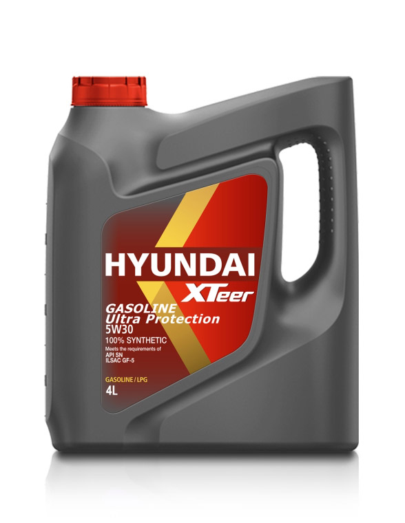 HYUNDAI XTeer Gasoline Ultra Protection 5W-30 SN/SN-Plus/SN-RC/SP/SP-RC GF-5/GF-6A  4л Синтетическое моторное масло 1041002 