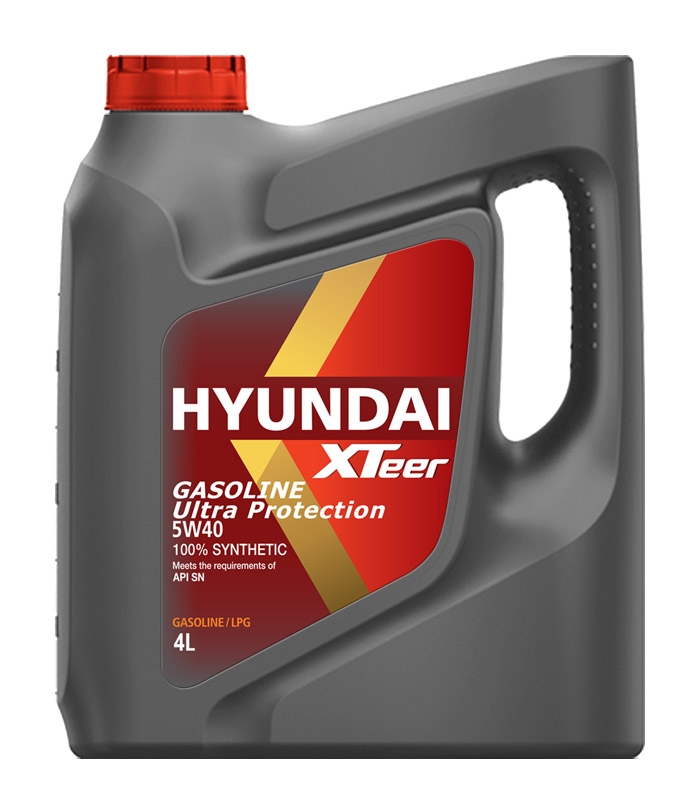 HYUNDAI XTeer Gasoline Ultra Protection 5W-40 SN/SP/SN-Plus 4л Синтетическое моторное масло 1041126