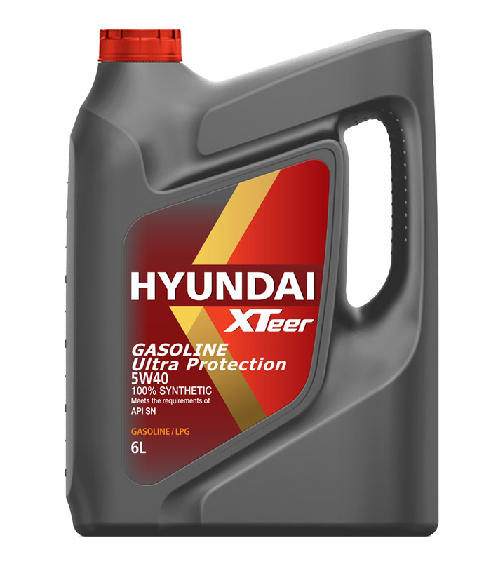 HYUNDAI XTeer Gasoline Ultra Protection 5W-40 SN/SP/SN-Plus 6л Синтетическое моторное масло  1061126 