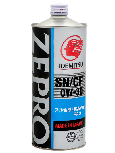 IDEMITSU ZEPRO TOURING PRO 0W-30 CF/SN GF5 1л Синтетическое моторное масло 3615001