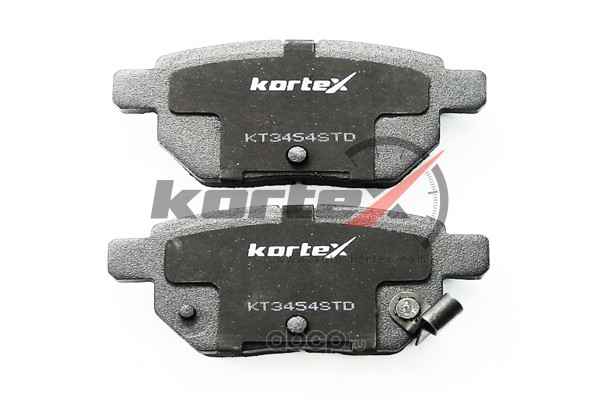 KORTEX Колодки тормозные дисковые TOYOTA AURIS 06-/COROLLA 06- задние к-т KT3454STD Аналоги: 0446612130, 0446612140, 0446612150, ATR080260 EAN:KT3454STD