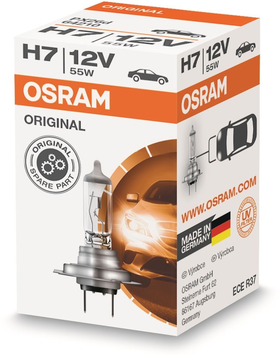 Лампа галогенная H7 12/55 OSRAM64210