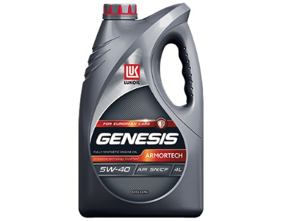 LUKOIL GENESIS ARMORTECH 5W-40 SN 4л Синтетическое моторное масло 3148675