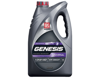 LUKOIL GENESIS UNIVERSAL 10W-40 A3/B3/B4 SN/CF 4л Полусинтетическое моторное масло 3148646