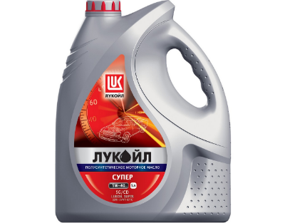 LUKOIL СУПЕР 5W-40 SG/CD 5л Полусинтетическое моторное масло 19443 