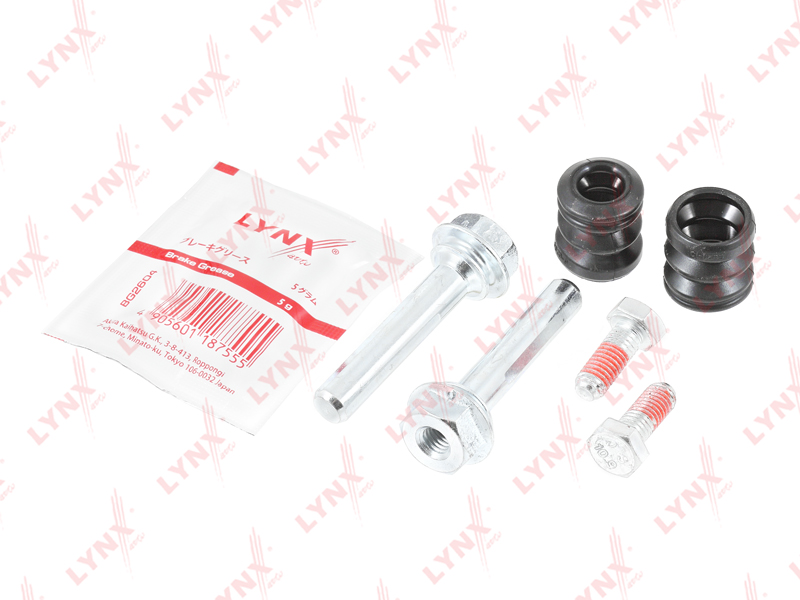 LynxAuto Комплект напрвляющих тормозного суппорта переднего TRW Lucas D 10 мм Logan I Megan Sandero BC2025 OE: 7701207961 EAN: 4905601184059