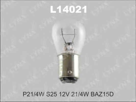 LYNXAUTO Лампа накаливания 12v L14021