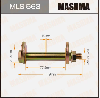 MASUMA Болт рычага подвески MLS563 EAN:4560116963560