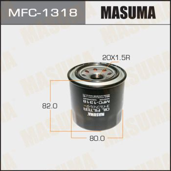 MASUMA Фильтр масляный MFC1318 OE:94456741 EAN:4560116740130