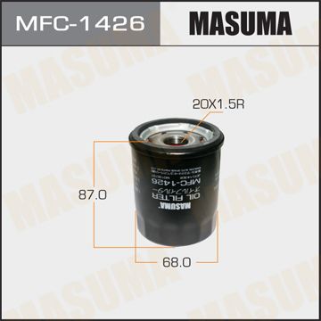 MASUMA Фильтр масляный PEUGEOT 4007 MFC1426 OEM:K00545022 EAN:4560116740116