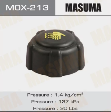 MASUMA Крышка радиатора 1.4 kg/cm2 MOX213 OEM:21430ax300 EAN:4560116750214