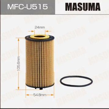 MASUMA Вставка фильтра масляного MFCU515 OEM:71744410,0650163,19254711 EAN:4560116744572