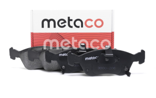 Metaco 3000206 Колодки тормозные передние к-кт 3000-206 Metaco Toyota Avensis I 1997-2003 OE: 0446505020 EAN: 3000-206