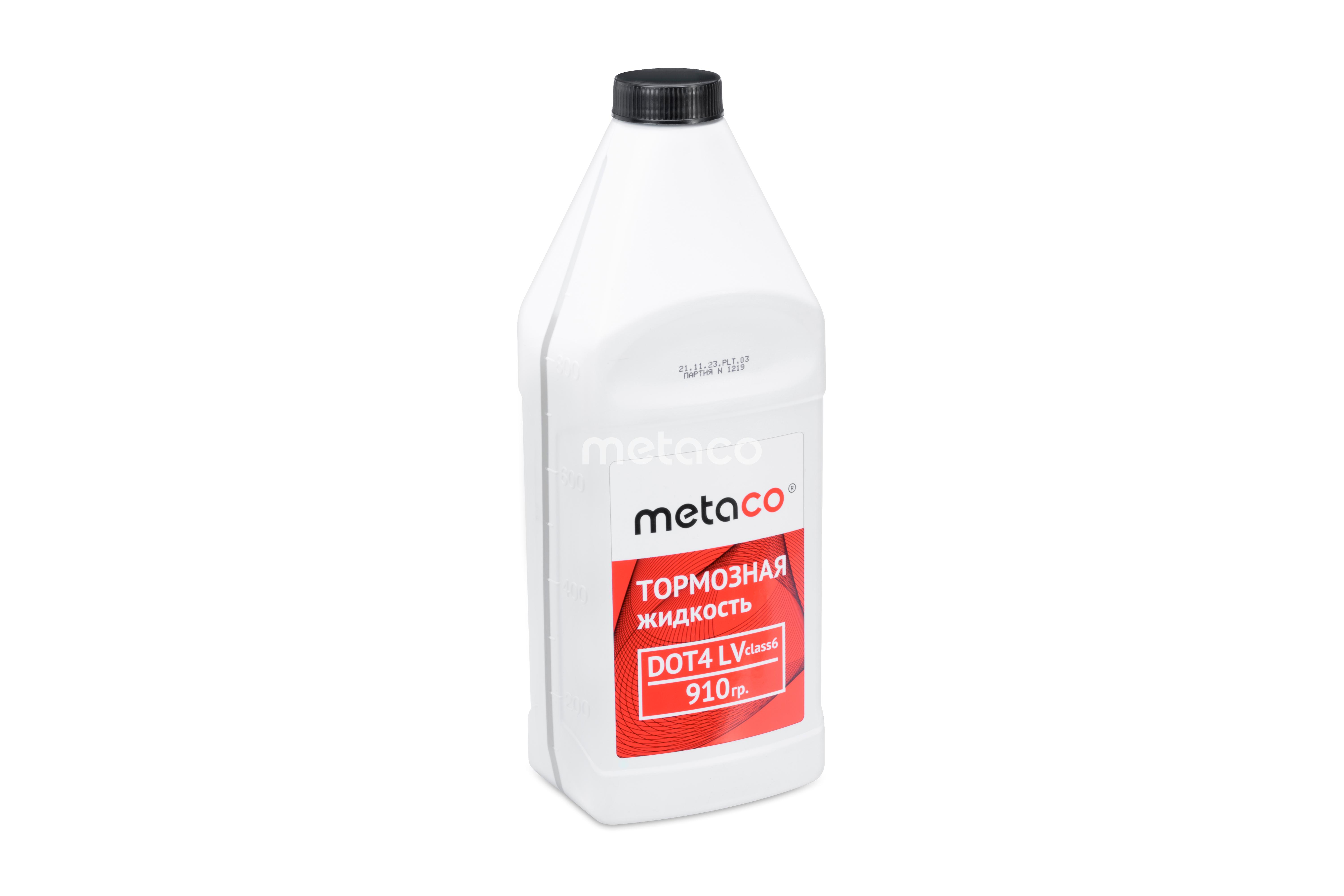 METACO Жидкость тормозная  DOT 4 LV CLASS 6 910мл  9982004 EAN:998-2004