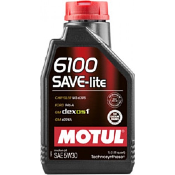 Motul 6100 SAVE-LITE 5W-30 SN GF-5 1л Синтетическое моторное масло 107956