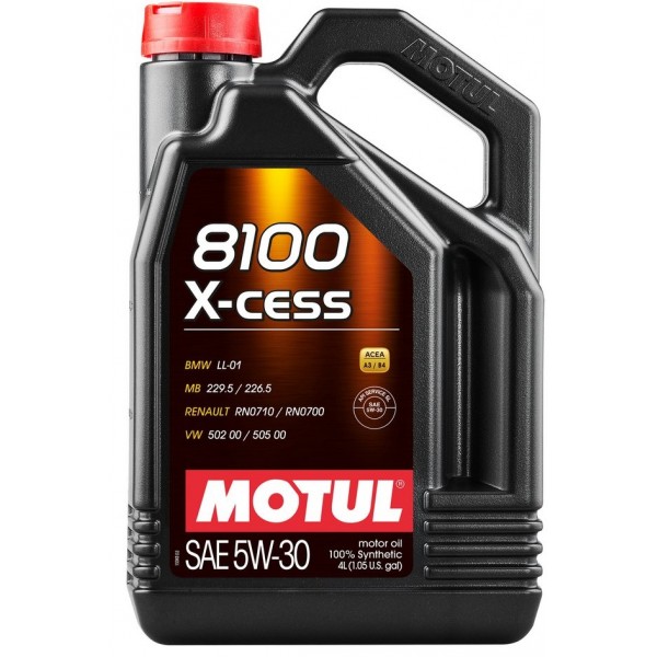 Motul 8100 X-cess 5W-30 A3/B4  SL 5л 108946