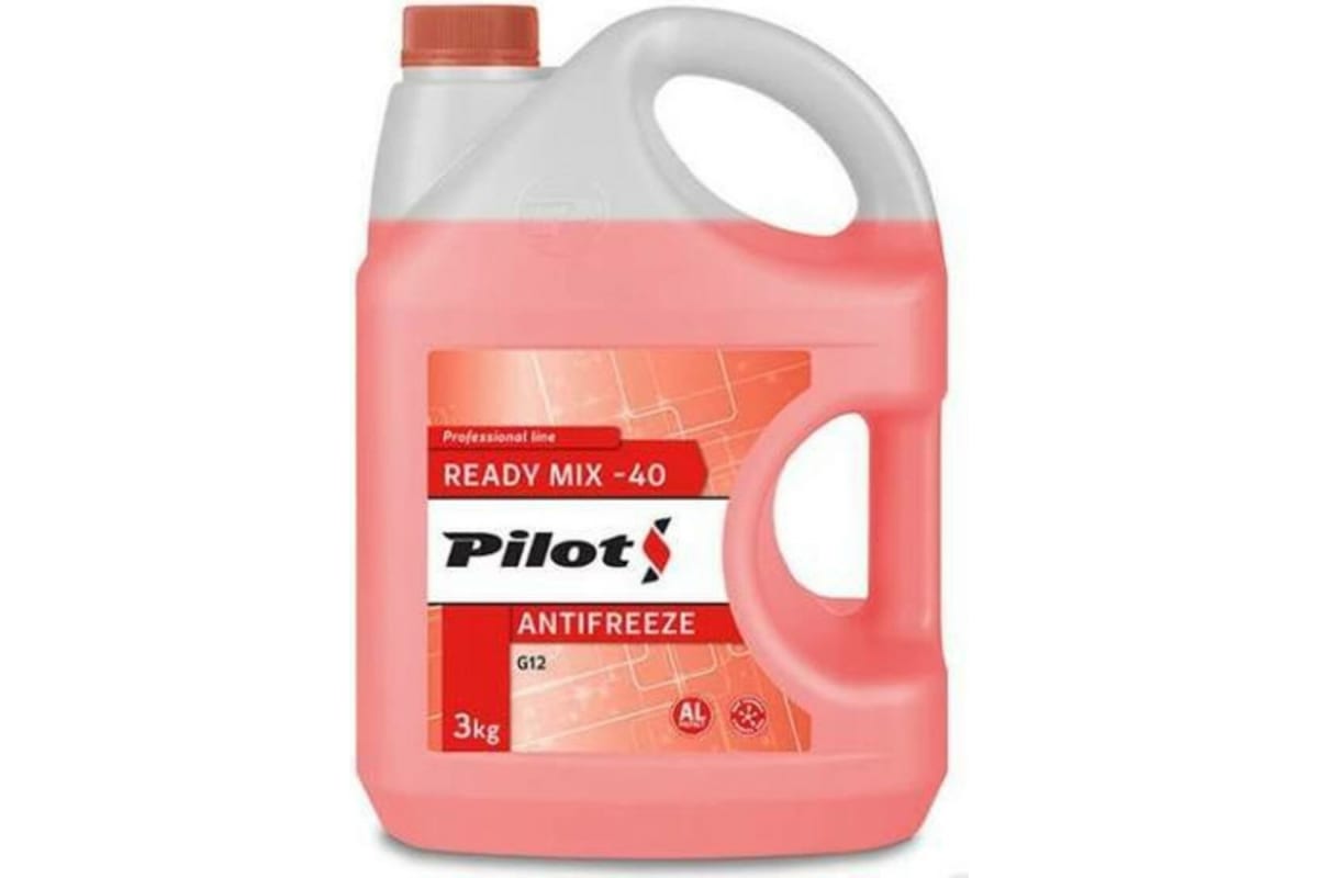 PILOTS Охлаждающая жидкость готовая 3л RED LINE G12  Ready Mix -40 3224 