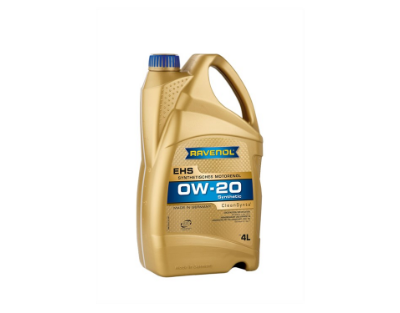 RAVENOL EHS  0W-20 A1/B1 SP-RC SN-Plus GF-6A 4л Синтетическое моторное масло 4014835858107 