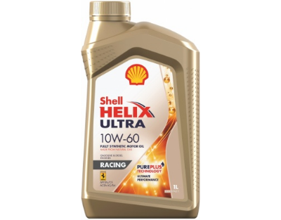 SHELL Helix Ultra Racing 10W-60 A3/B3/B4 SN/CF 1л Синтетическое моторное масло 550046411  