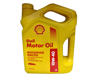 SHELL Motor Oil 10W-40 SL/SF 4л Полусинтетическое моторное масло 550051070