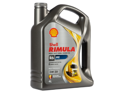 Shell Rimula R6 ME 5W-30 E4 CF 4л Синтетическое моторное масло 550052171