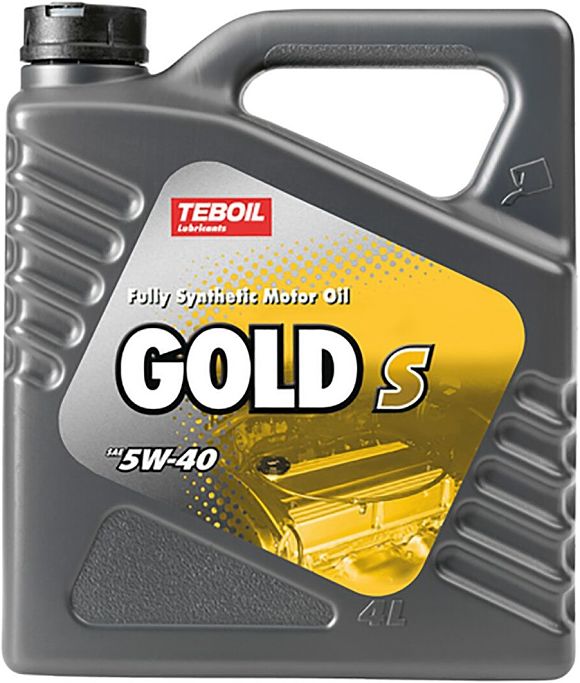 Teboil Gold S 5W‐40 A3/B3/B4 SL/CF 4л Синтетическое моторное масло 19025