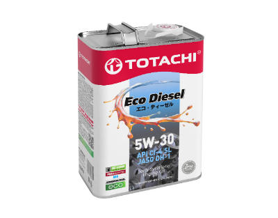 TOTACHI ECO DIESEL 5W-30 A3/B4/E7 CI-4/CH-4/SL 4л Полусинтетическое моторное масло 11104 