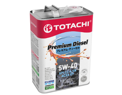 TOTACHI PREMIUM DIESEL 5W-40 A3/B4/E9 SM/CJ-4 4л Синтетическое моторное масло 11704