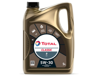 TOTAL CLASSIC 9 5W-30 C2 5л Синтетическое моторное масло 213856