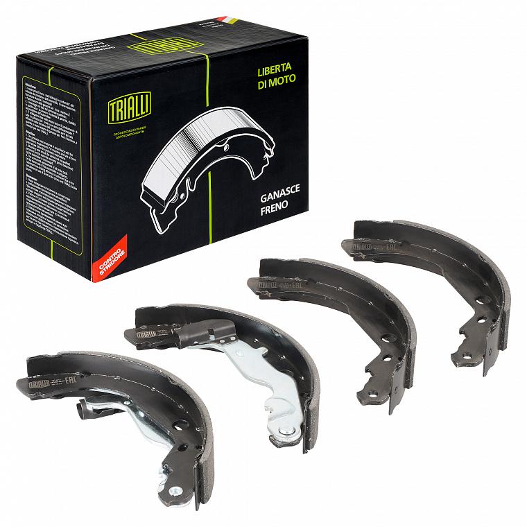 TRIALLI Колодки барабанные к-кт Renault Duster (10-) 4WD/Sandero/Stepway (07-) барабан. 228x42  GF4412 OEM:4406000Q2F EAN:4680295157526
