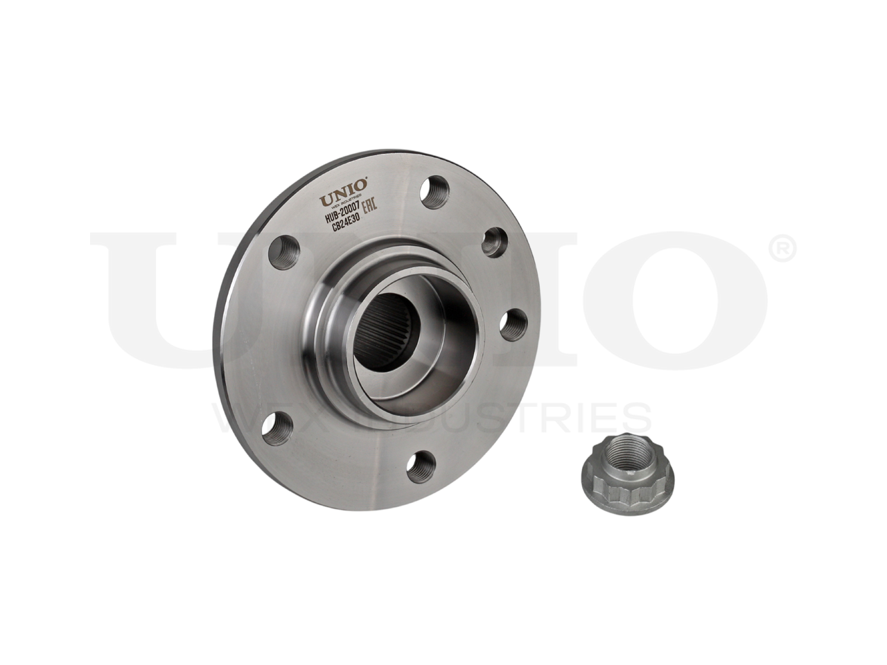 UNIO Ступица передняя/задняя (с ABS) VW Touareg 03-, Transporter T5,T6 03-, Multivan T5,T6 03-  HUB20007 OE:7H0401611D, 7L0498611 EAN:4657817767525